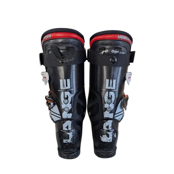 Lange RX 100 Downhill Men's Ski Boots - Size 29.5 - Black & Red Multicolor - Picture 14 of 14